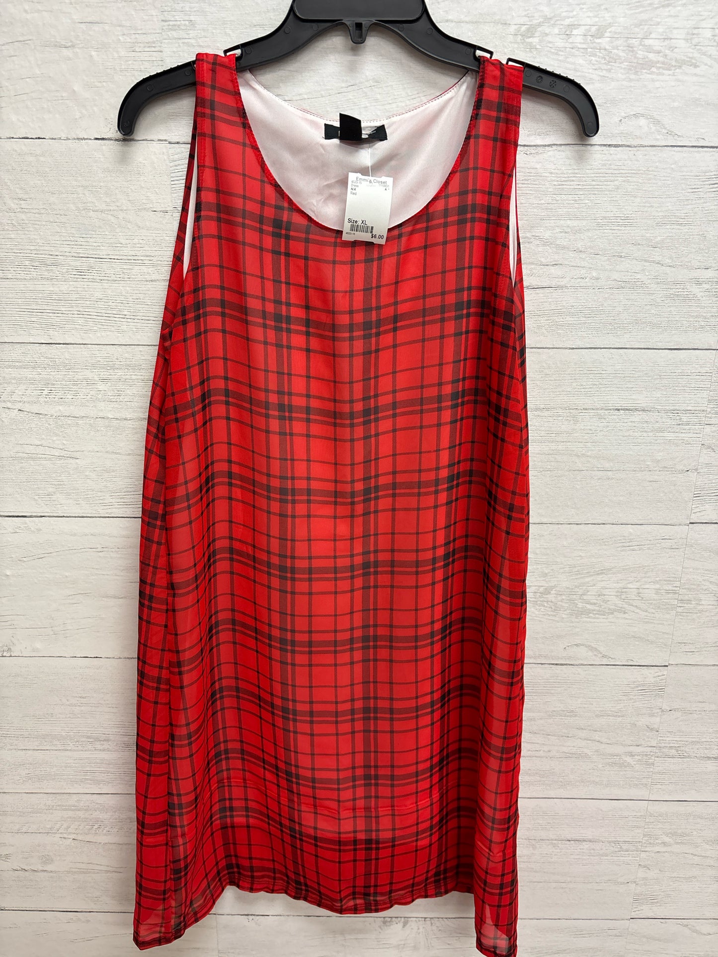 Size XL N/A Red Dress