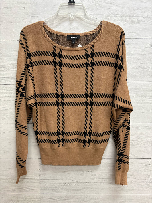 Size S Express Brown/black Womens Sweater