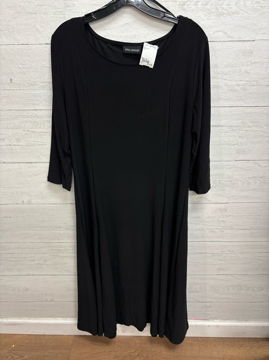 Size XL Nina Leonard Black Dress