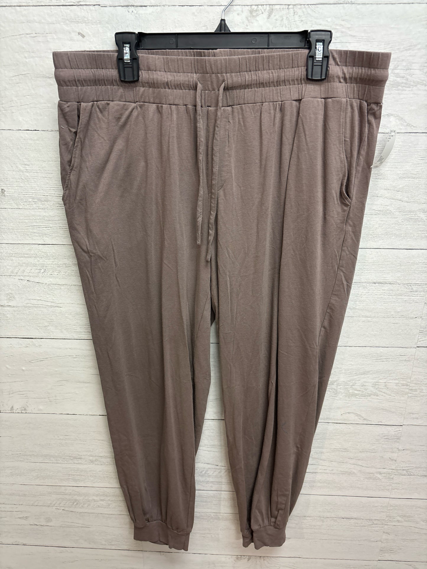 Size L Any Body Brown Womens Sweatpants
