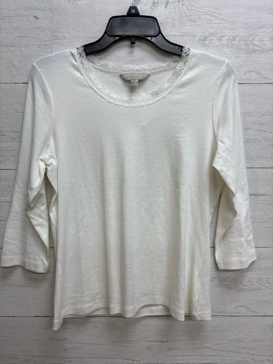Size M Laura Ashley White Womens Shirt