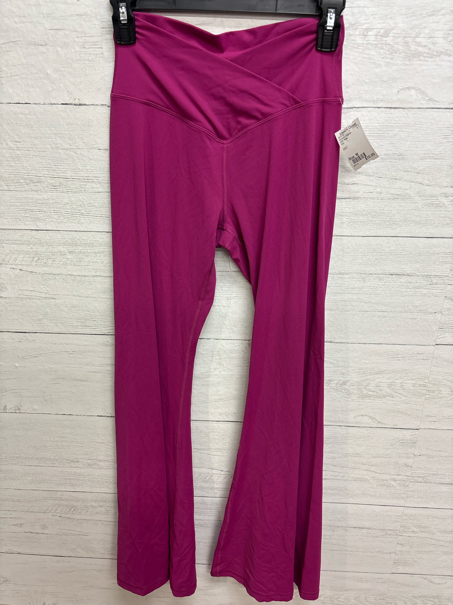 Size M CRZ Yoga Pink Womens Leggings