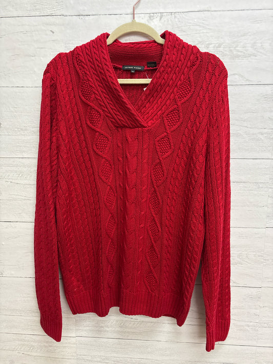 Size XL Jeanne Pierre Red Womens Sweater