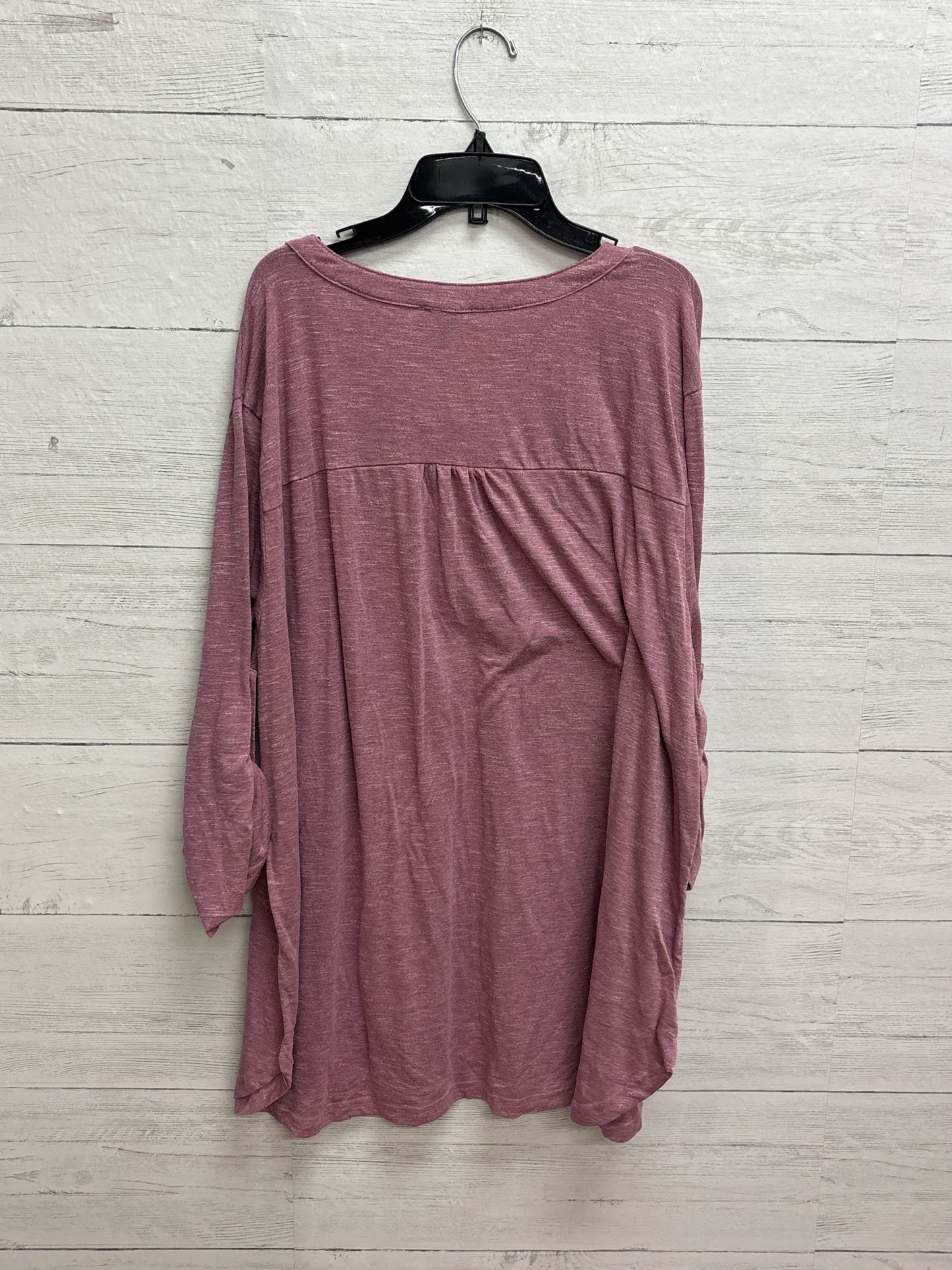 Size 4X LIENRIDY Pink Shirt