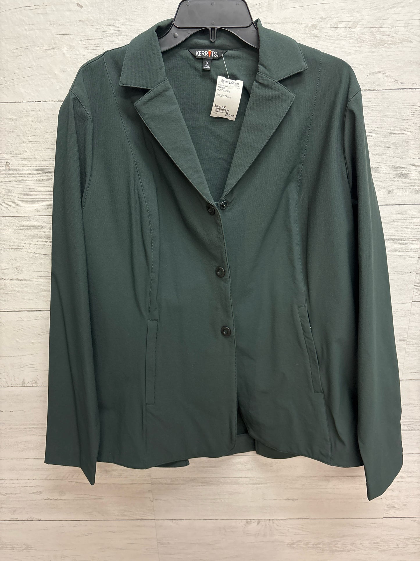 Size 1X KERRITS HUNT GREEN Womens Jacket