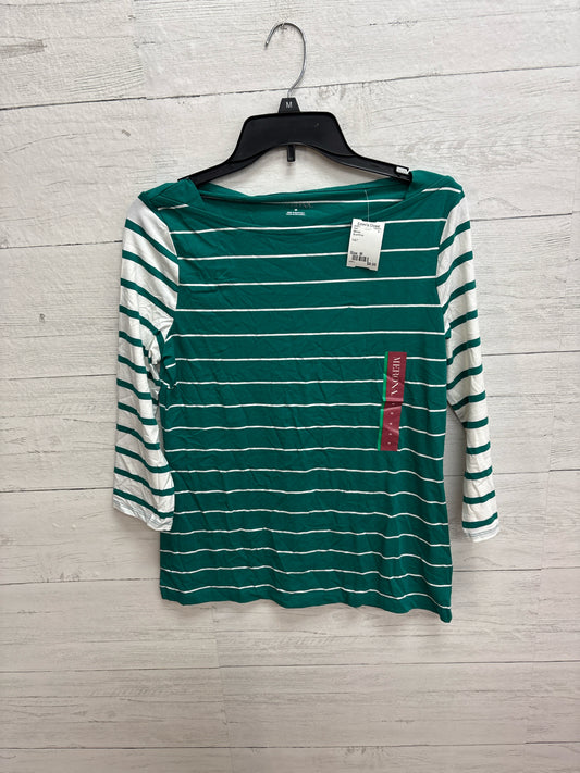 Size M Merona Blue/White Shirt