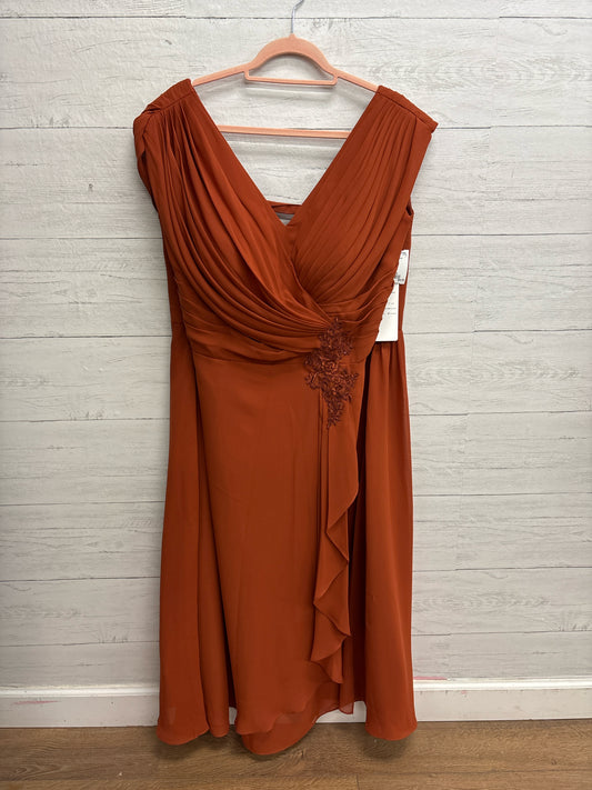 Size 18 WEAR YOUR LOVE Orange Gown
