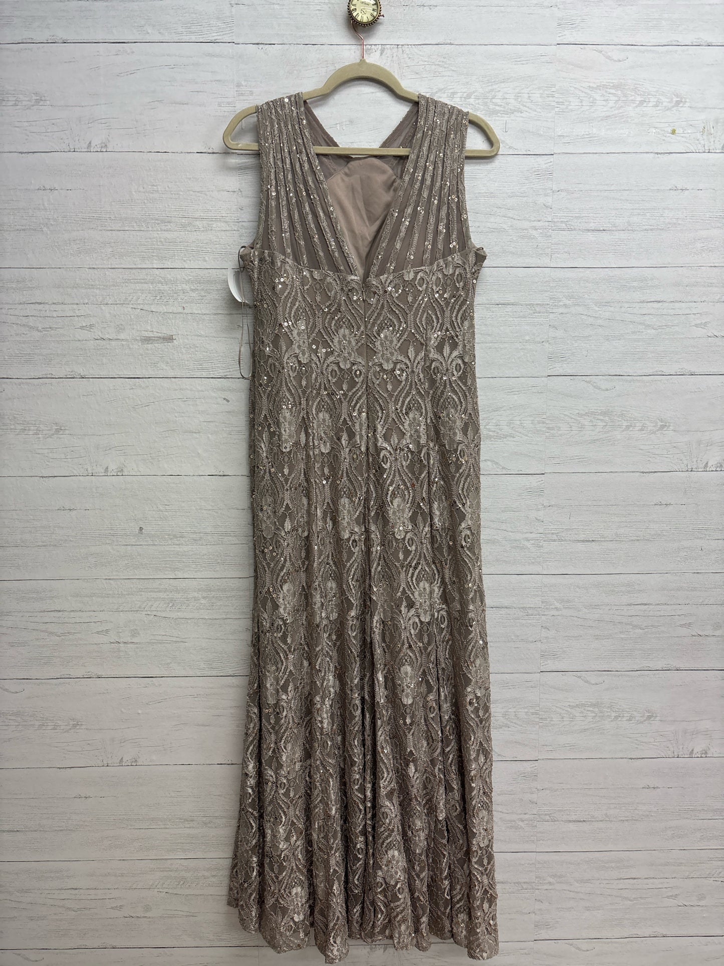 Size 12 R&M Richards Tan Gown