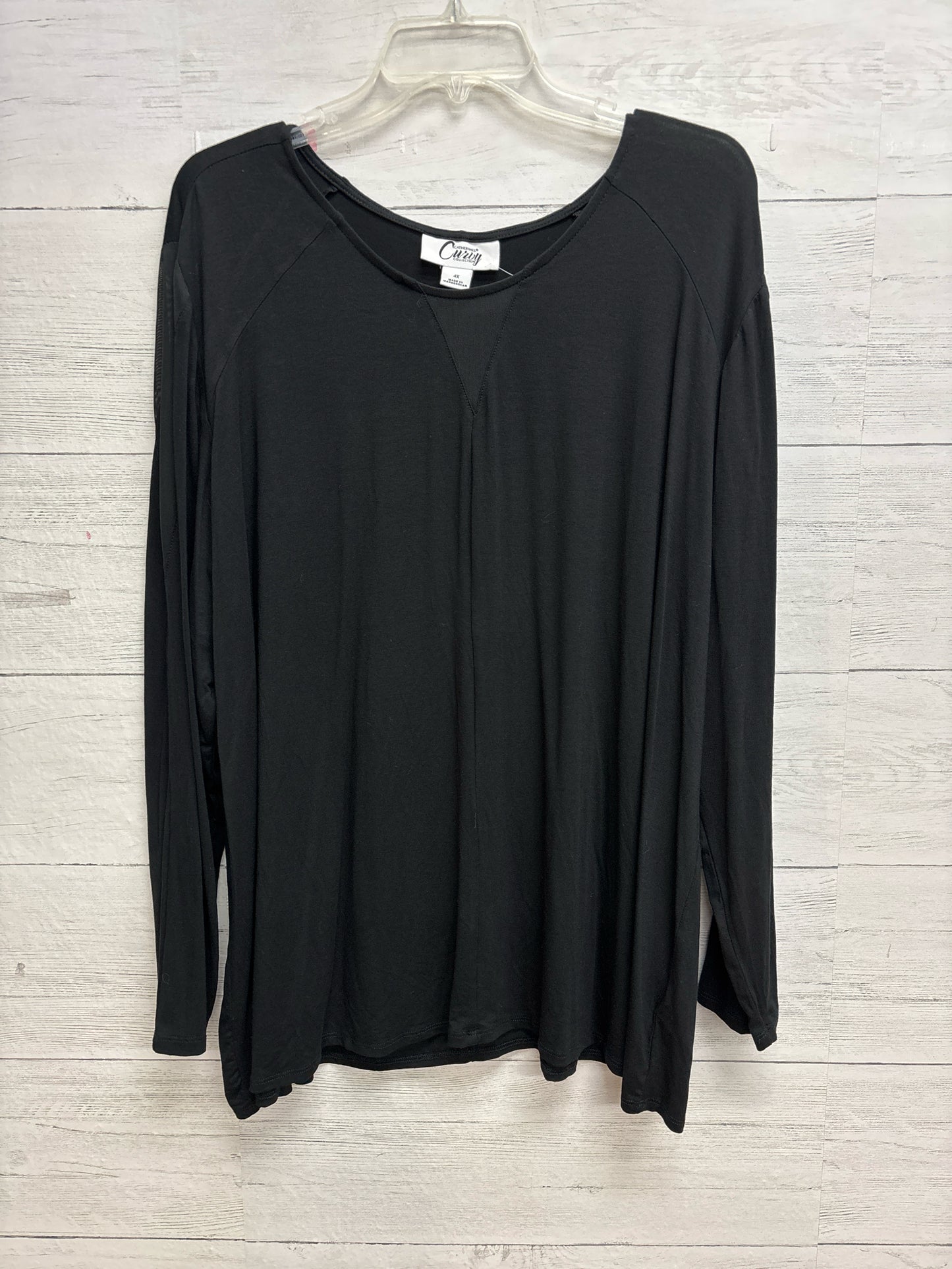 Size 4X Catherines Black Womens Shirt
