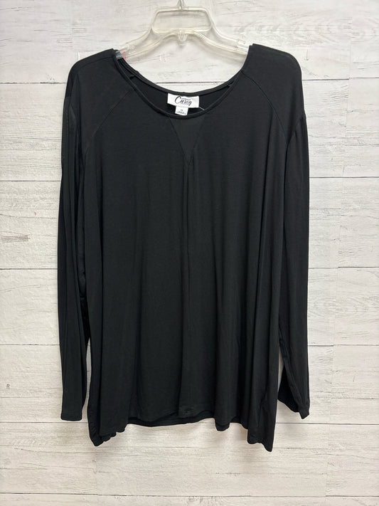 Size 4X Catherines Black Womens Shirt