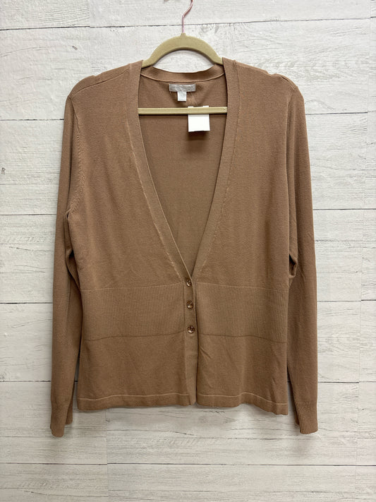Size XL New York & Company Tan Womens Cardigan