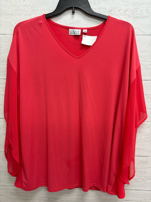 Size XL Joan Rivers Coral Shirt