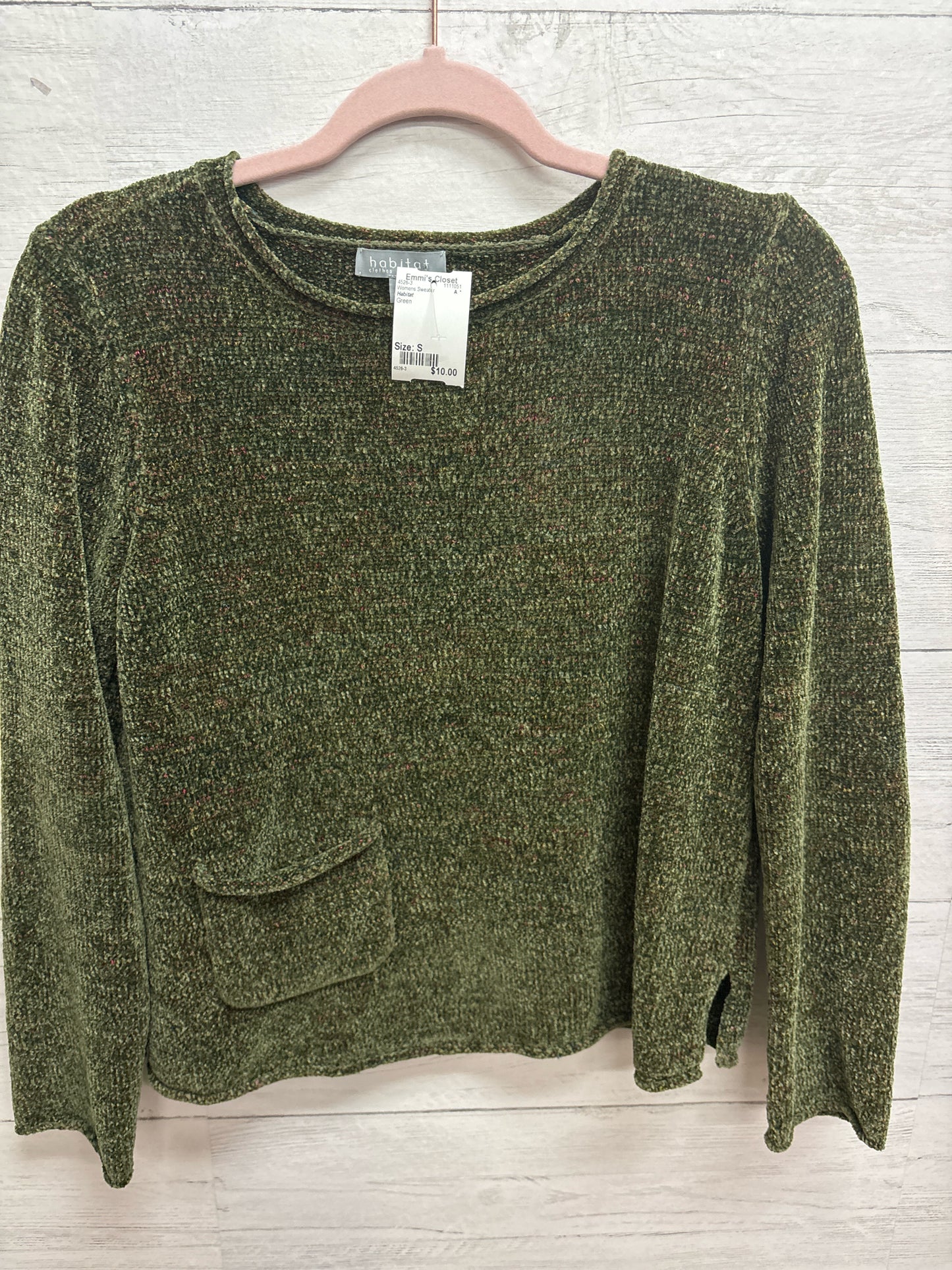 Size S Habitat Green Womens Sweater