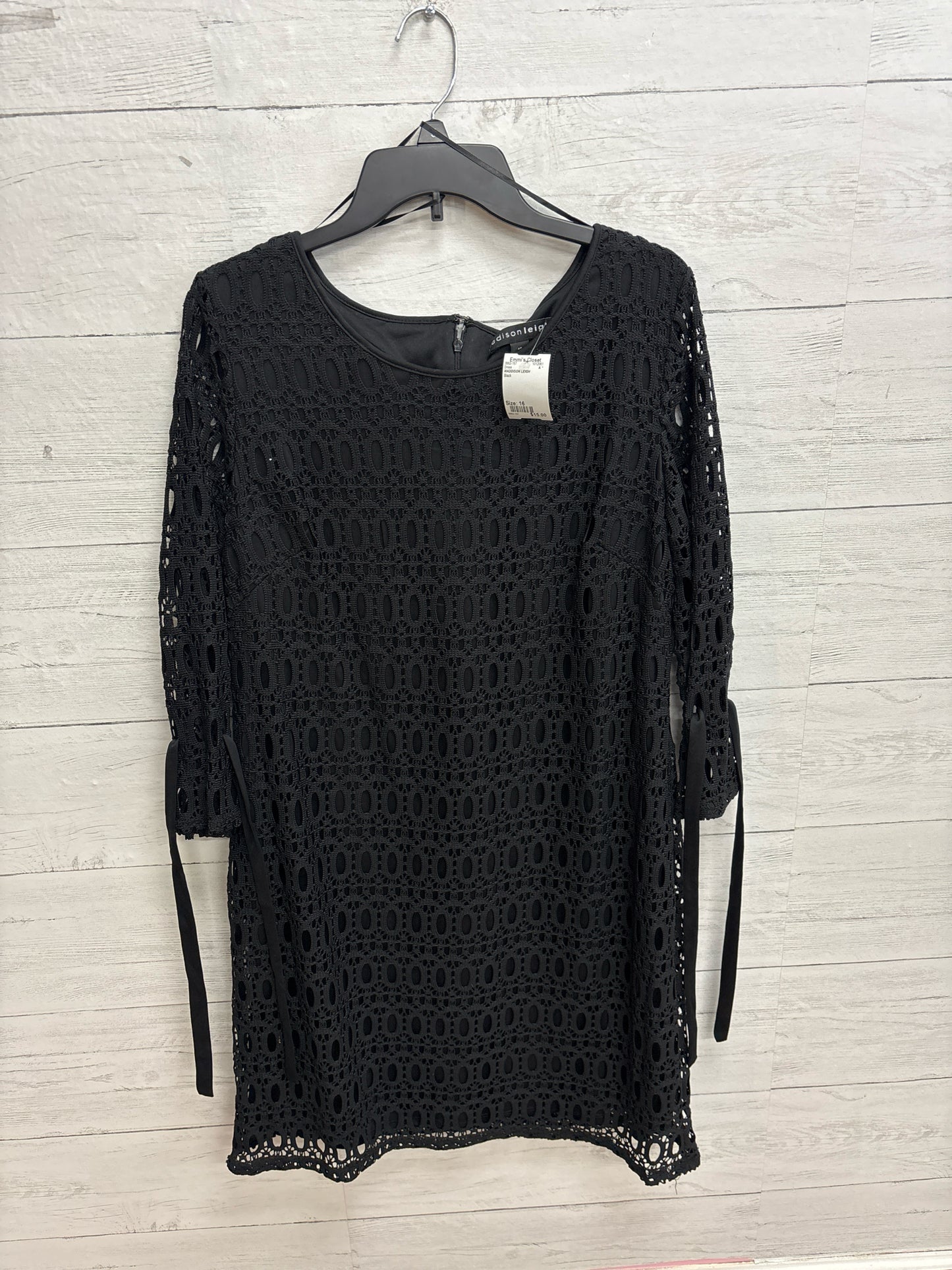 Size 16 MADDISON LEIGH Black Dress