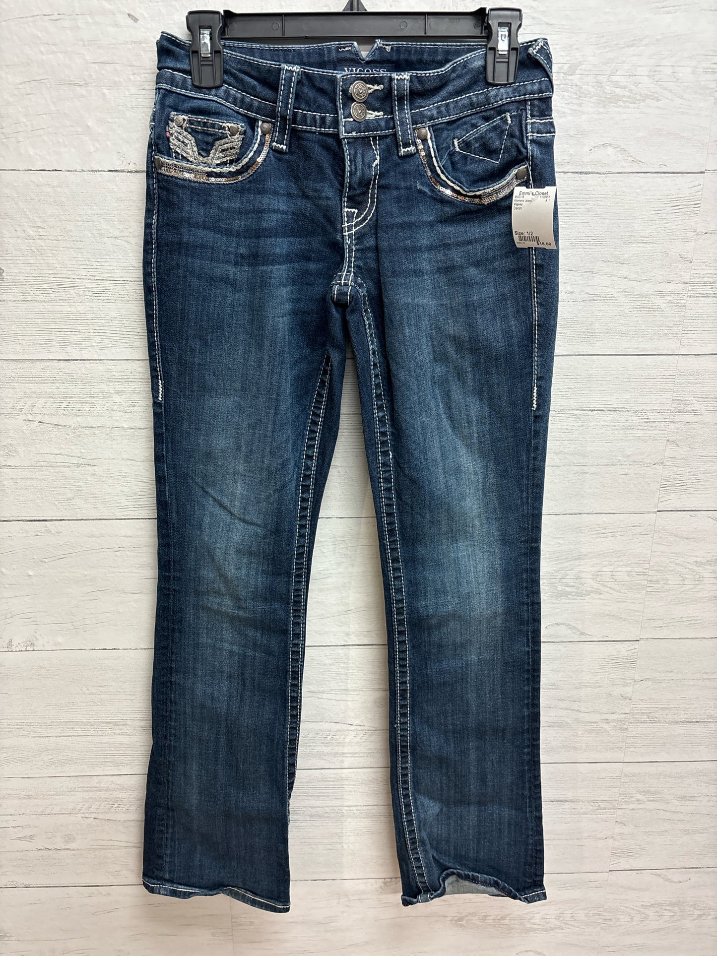 Size 1/2 Vigoss Denim Womens Jeans