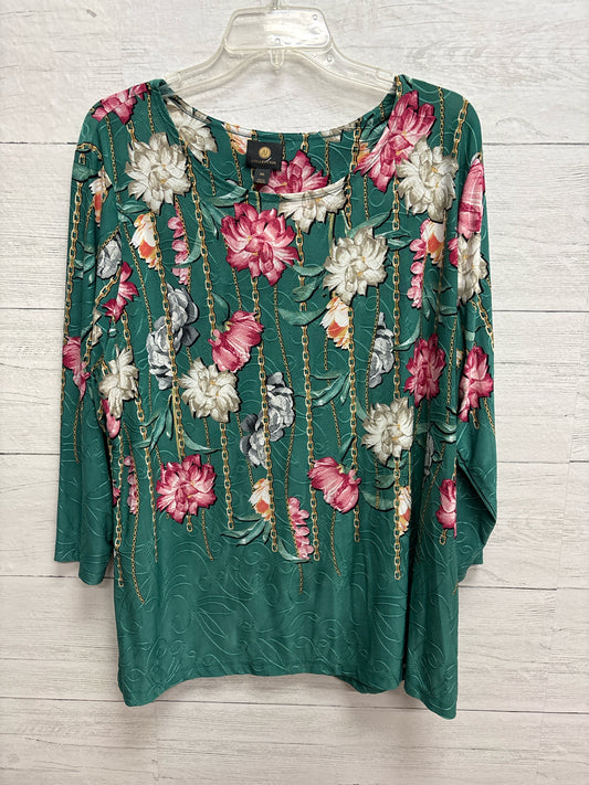 Size XXL JM Collection Green Shirt