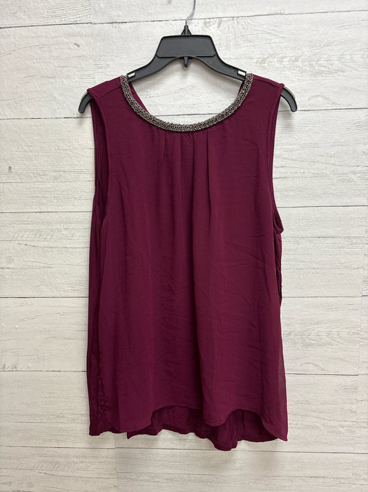 Size XL Design History Purple Womens Shirt