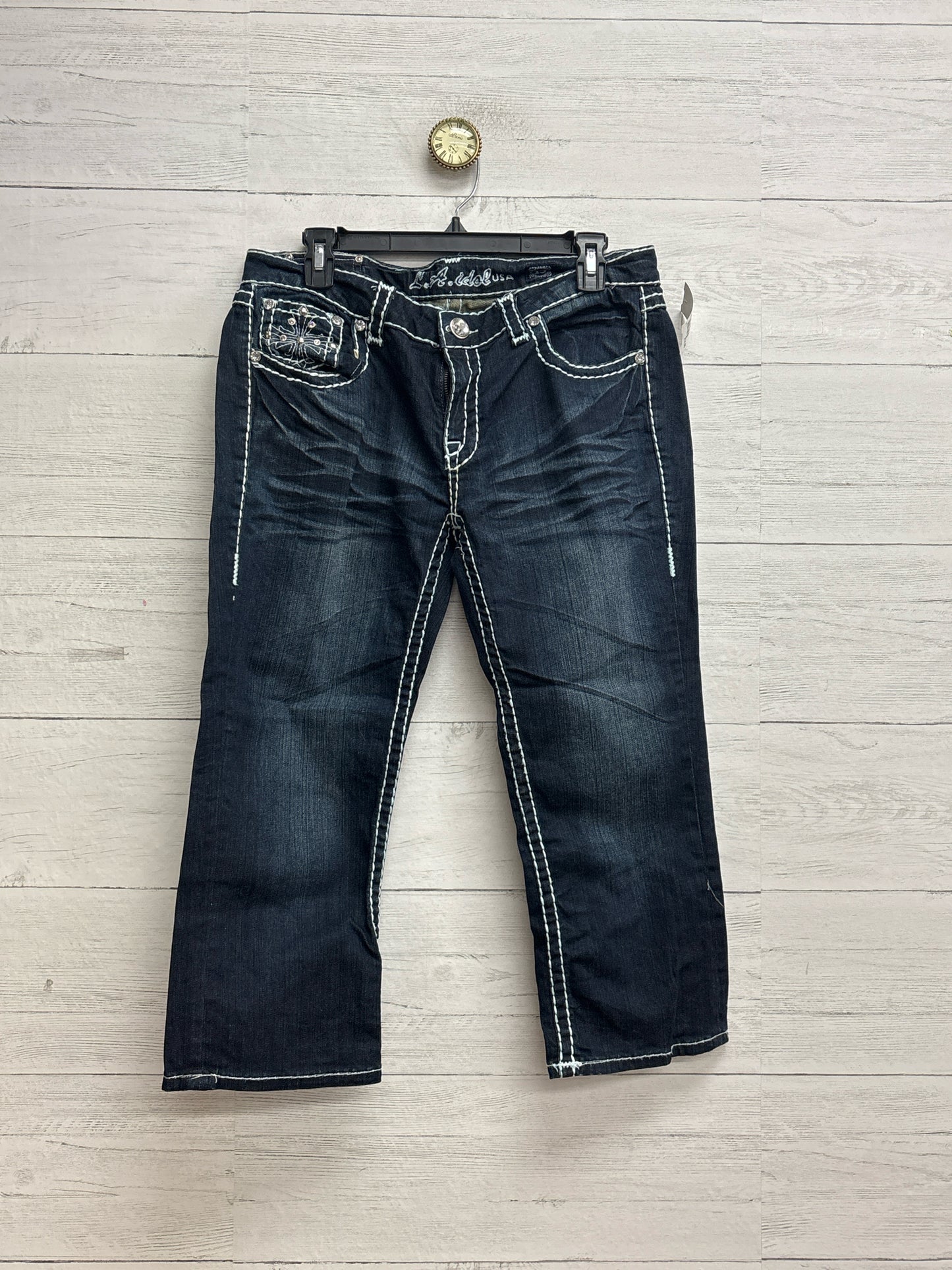 Size 13 L.A. IDOL Denim Capri