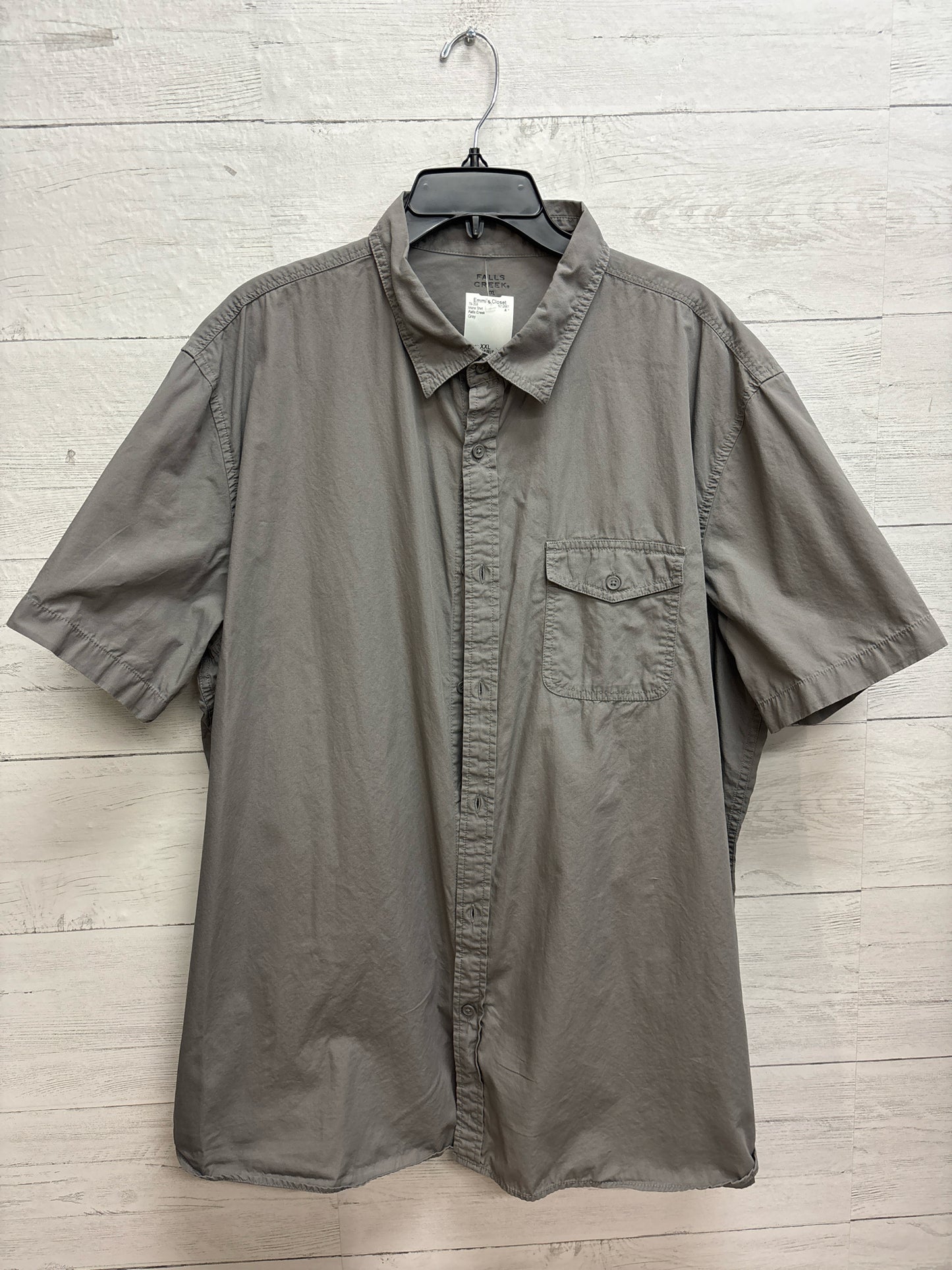Size XXL Falls Creek Grey Mens Shirt