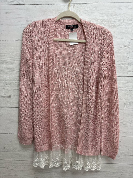 Size XL Sugar Rush Girls Pink Cardigan