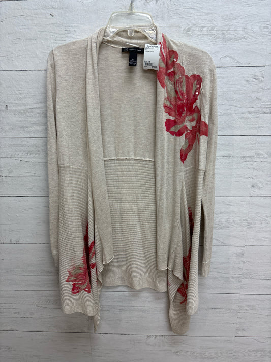 Size M INC CREAM/ORANGE Womens Sweater