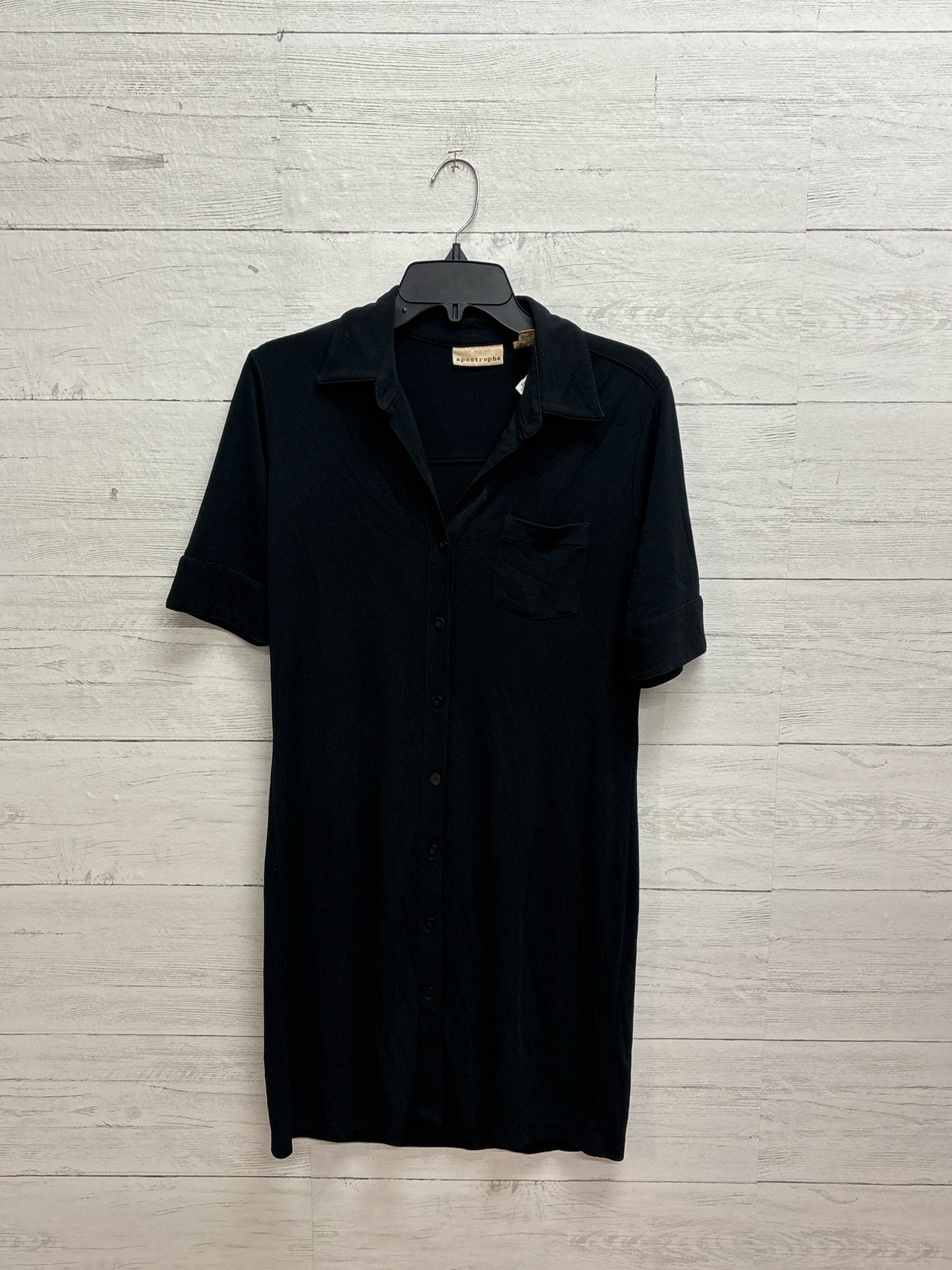 Size M Apostrophe Black Dress