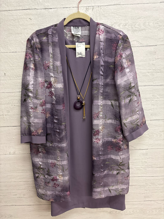 Size 12P R&M Richards Purple Gown