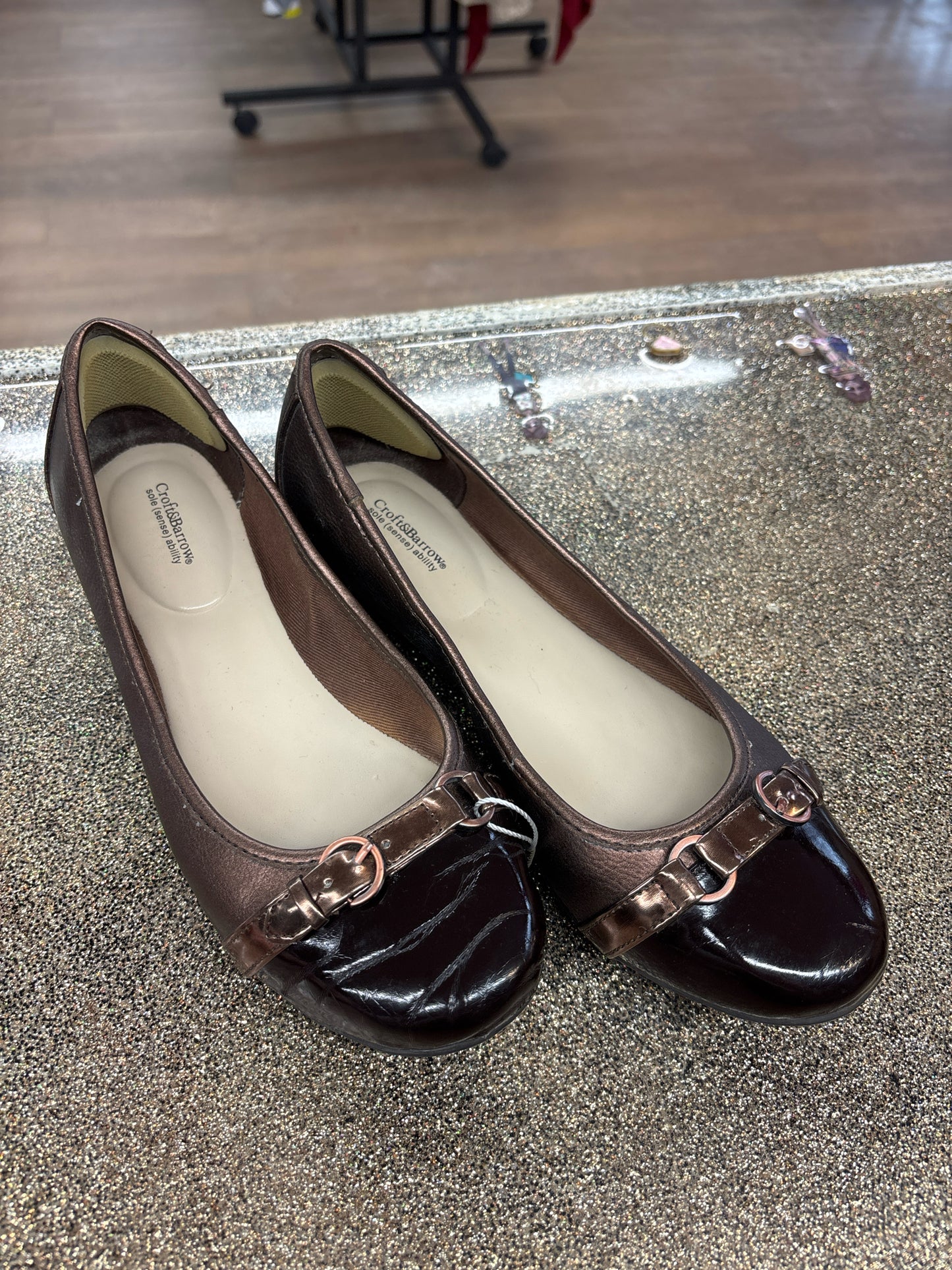 6.5 Croft & Barrow Bronze Womens Shoe