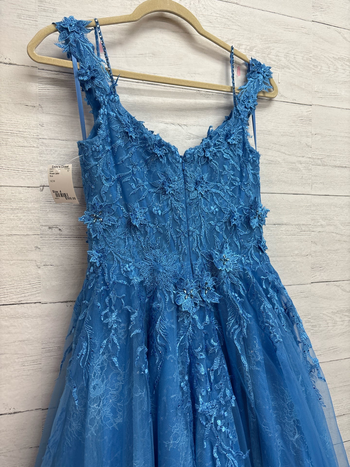 Size 4 Private Label Blue Gown