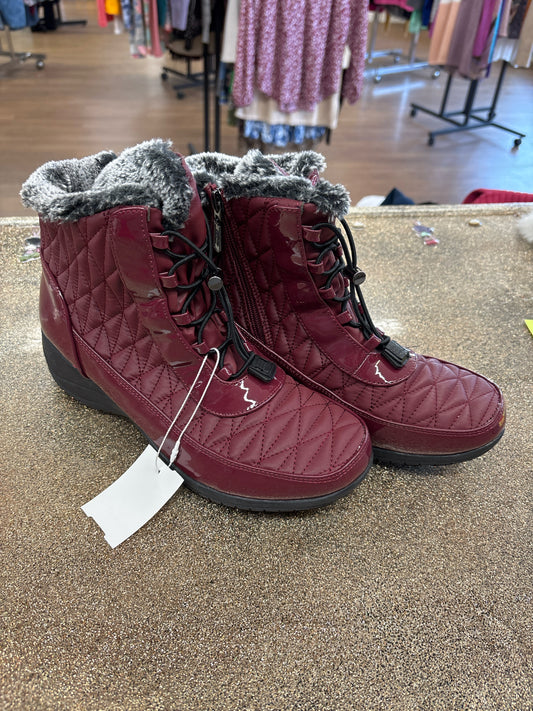 10 KHOMBU maroon Woomens Shoe