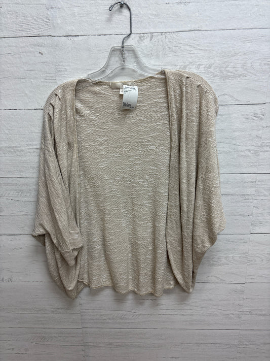 Size L Say What Tan Womens Cardigan