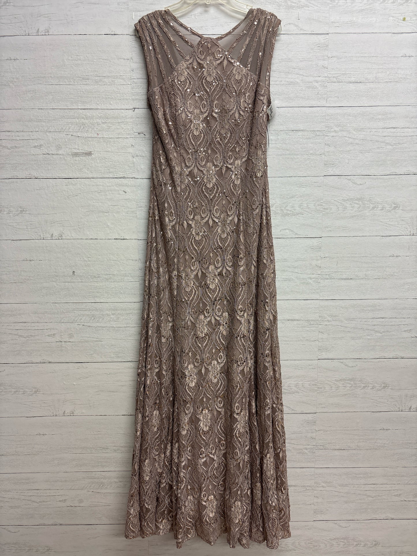 Size 10 R&M Richards Champagne Gown/Evening Wear