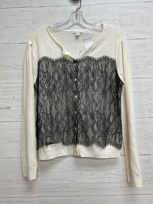 Size L New York White/Black Sweater