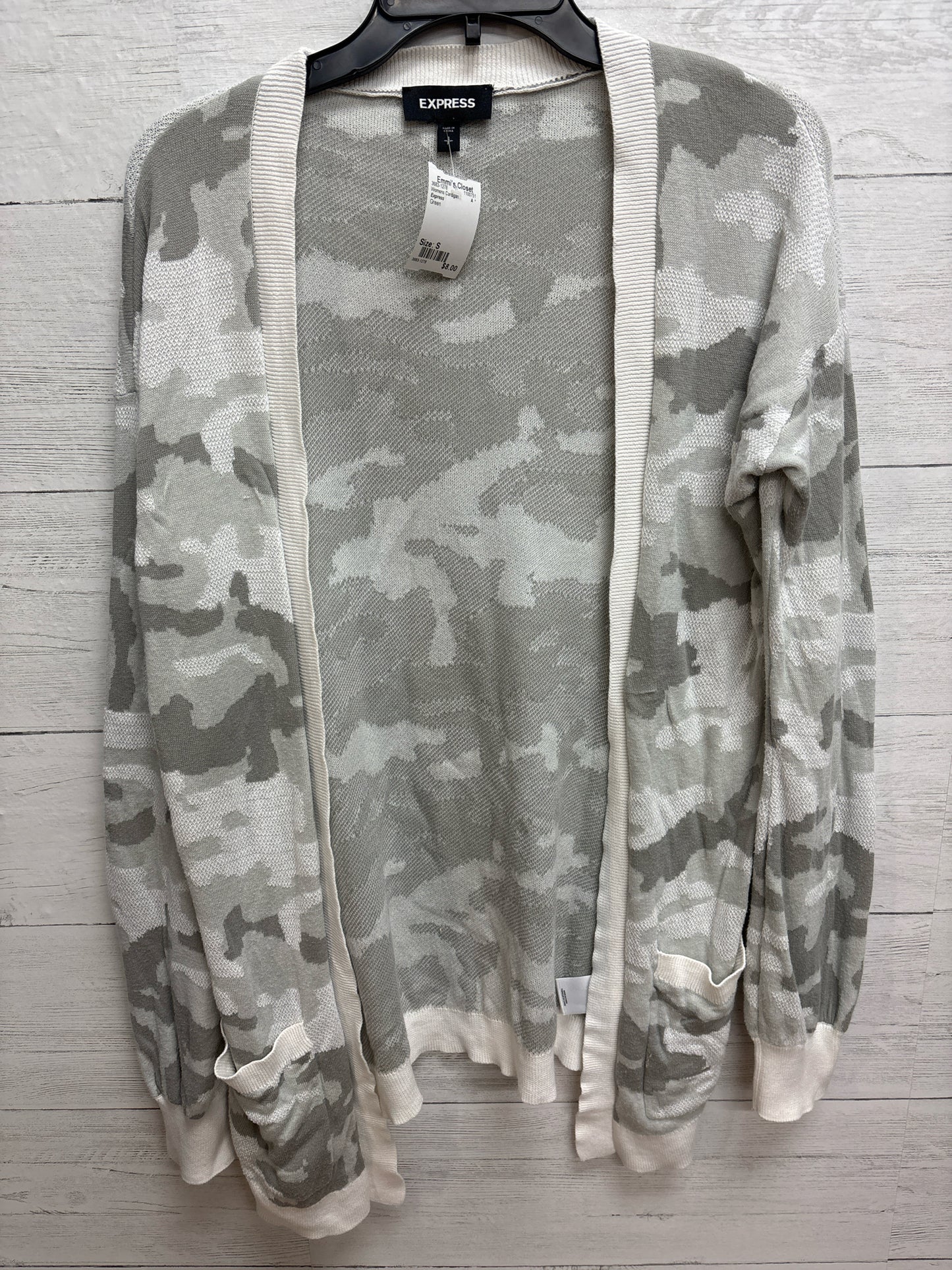 Size S Express Green Womens Cardigan