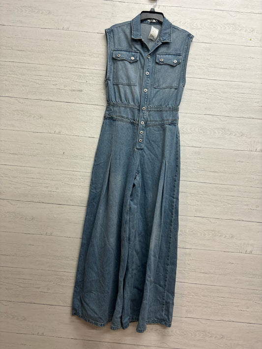 Size M Blue Rompers