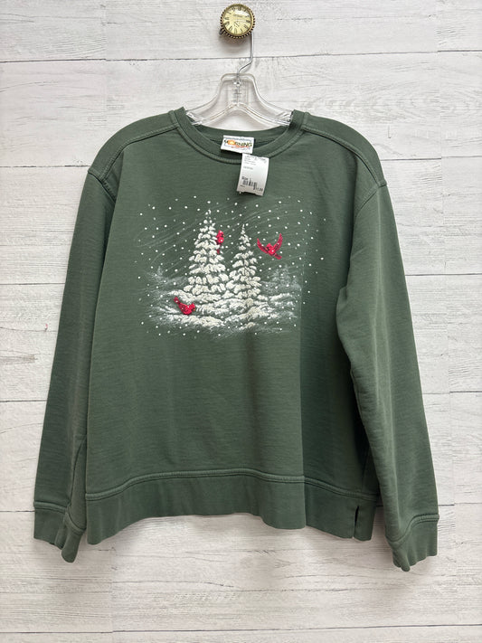 Size L Morning Sun Green Sweater