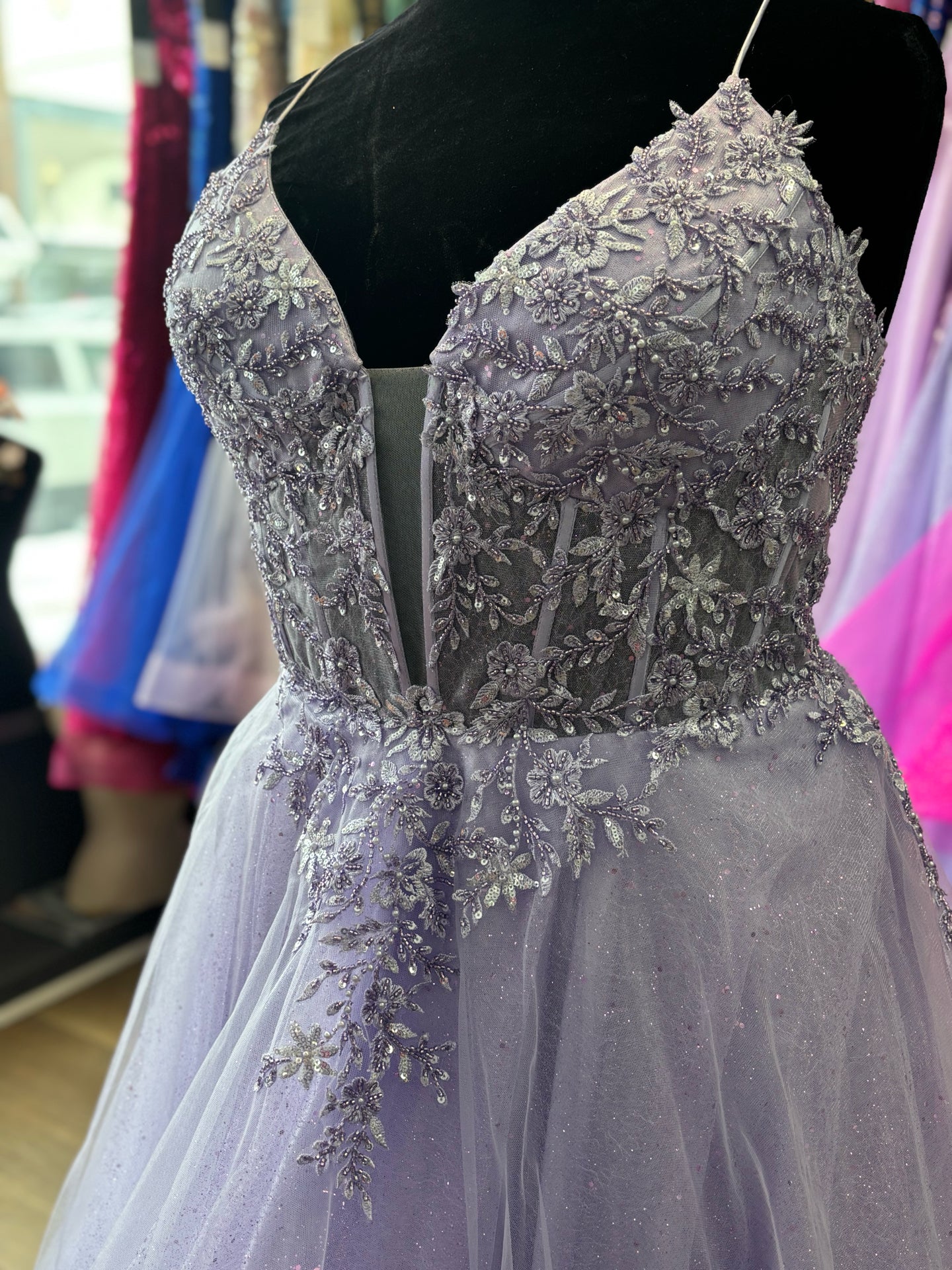 Size 22 Emmi's Elegance Lilac Gown