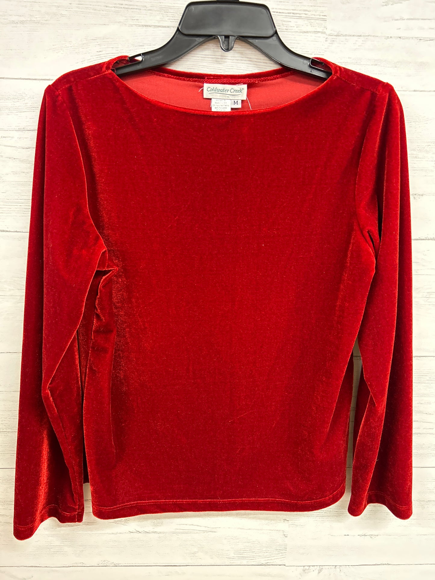 Size M Coldwater Creek Red Shirt