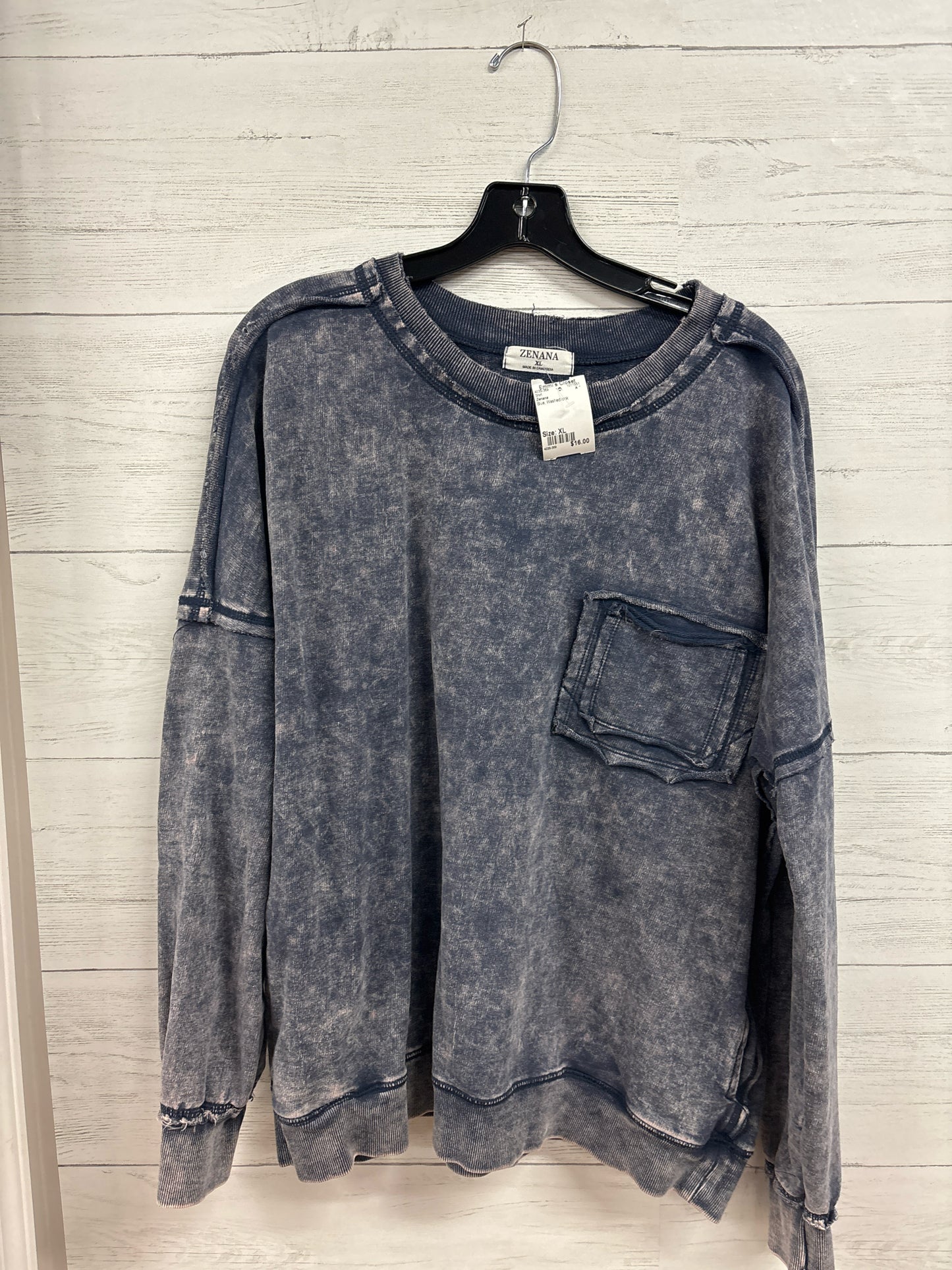 Size XL Zenana Blue Shirt