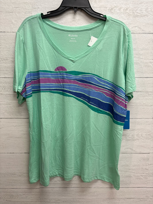 Size 1X Columbia Green Shirt