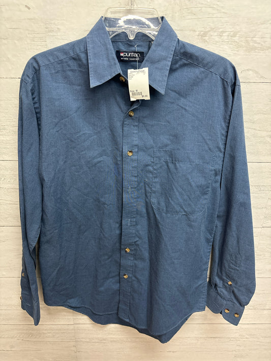 Size M Puritan Blue Mens Shirt
