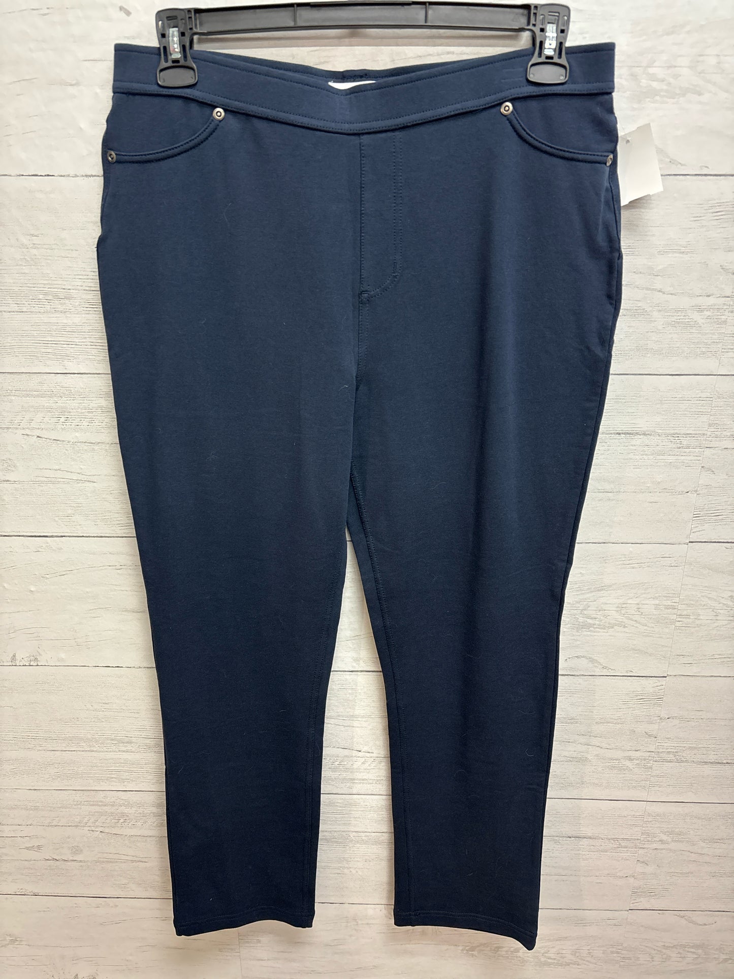 Size L Susan Graver Navy Womens Dresspants
