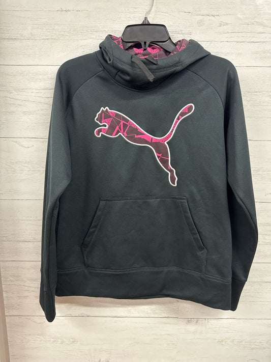 Size M Puma Pink/Black SWEATSHIRT