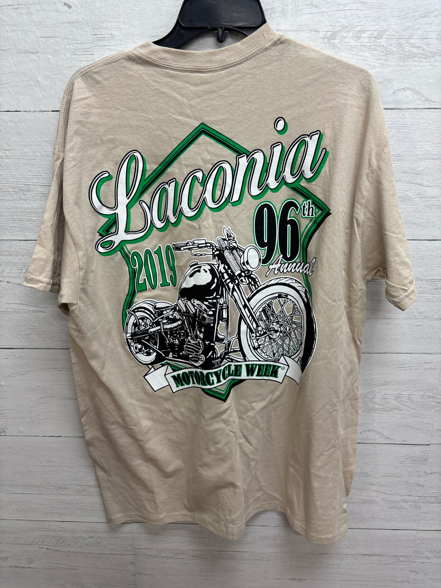 Size L Gildan Tan Mens Shirt