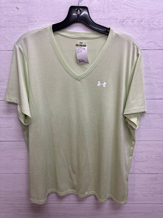 Size 2X UNDER ARMOR Green Womens Shirt