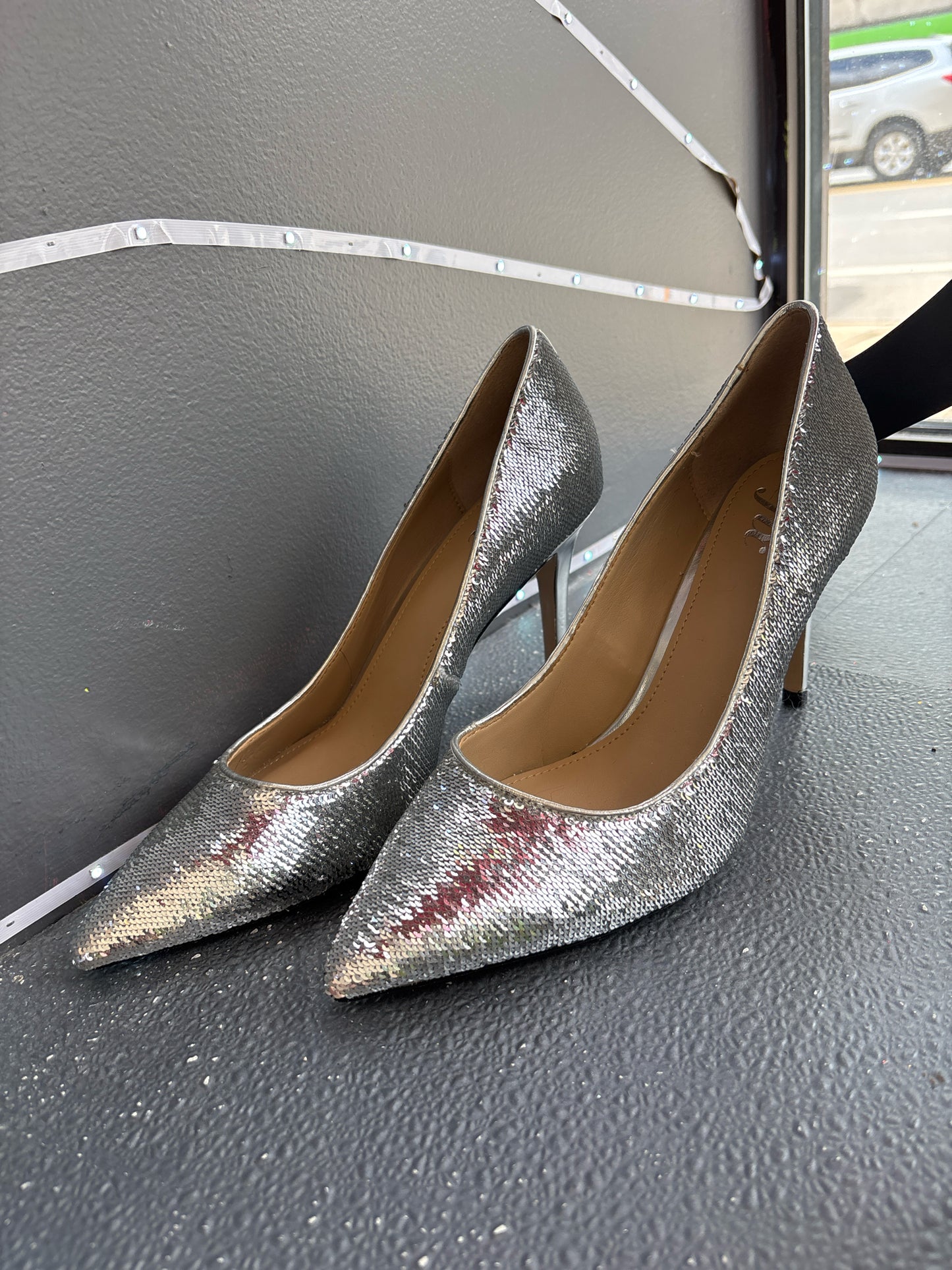 8 THE FIX Silver Woomens Shoe
