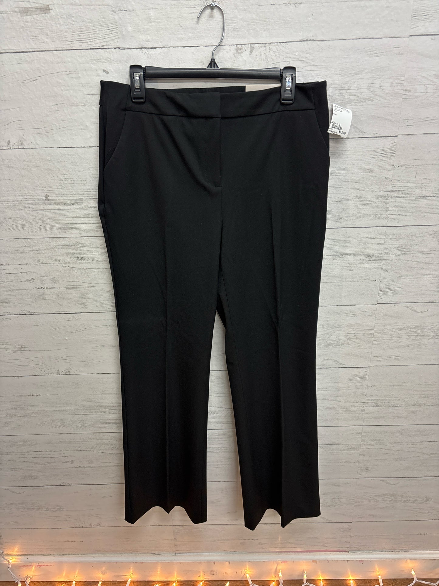 Size 1.5 Chico's Design Black Womens Pants