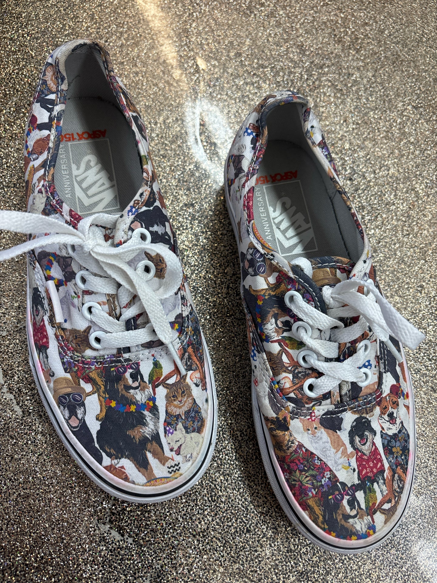 6.5 Vans Multi color Shoe