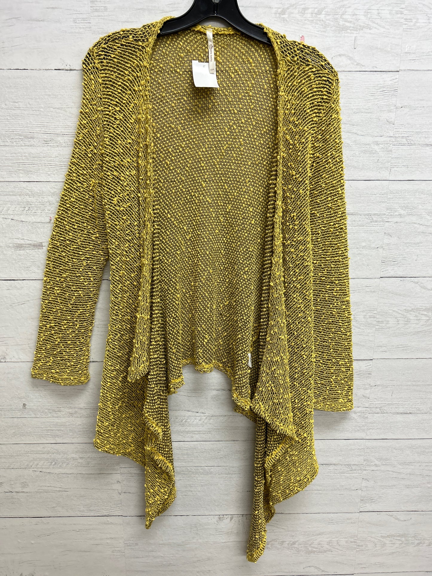 Size S Apple Latte Yellow Cardigan