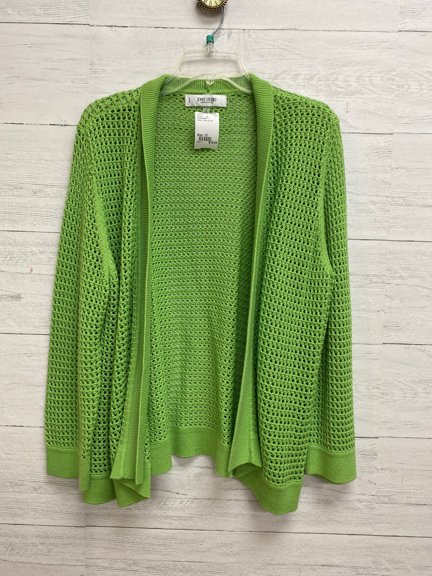 Size 1X jones Studio Green Sweater